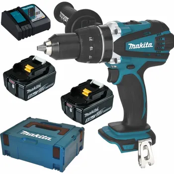 MAKITA DDF458RTJ Aku vrtací šroubovák Li-ion LXT (18V/2x5,0Ah) Makpac extended_warranty