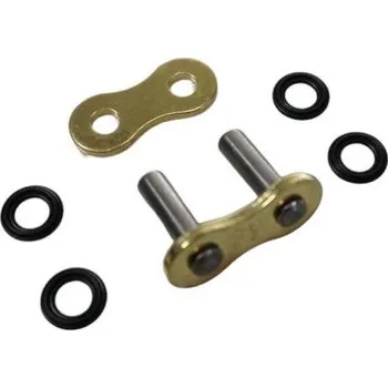 Motodíl CZ spona řetězu 520 ORMX ACTIVE RING (X-RING) barva zlatá CLIP P (CZ spona řetězu 520 ORMX ACTIVE RING (X-RING) barva zlatá CLIP P)