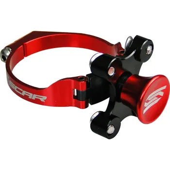 Tlumič řízení SCAR závodní zámek tlumičů do start (LAUNCH CONTROL) HONDA CRF, KAWASAKI KX KXF, SUZUKI RMZ barva červená/černá (SCAR závodní zámek tlumičů do start (LAUNCH CONTROL) HONDA CRF, KAWASAKI KX KXF, SUZUKI RMZ barva červená/černá)
