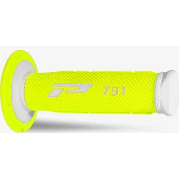 Řazení (gripy) PRO GRIP PA079100BIGF (PROGRIP řazení (gripy) PG791 OFF ROAD (22+25mm, délka 115mm) barva bílá / žlutá fluorescenční (dvousložkový) (791-244) (PG791WH/YLF))