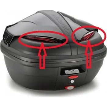 Zavazadlo na motocykl KAPPA odrazky pro kufr K47 ( komplet 2 kusy. ) (KAPPA odrazky pro kufr K47 ( komplet 2 kusy. ))