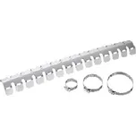 Kryt difuzoru (koleno výfuku) hliníkový, stříbrný (s pásky) ( ACCEL MP-645SL (ACCEL kryt difuzoru (koleno výfuku) hliníkový, stříbrný (s pásky) (MP645SV) (MP-645SL))