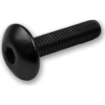 V PARTS (VICMA) sada šroubů do kapotáže M6X20 (6kusů) barva černá (plochý allen)(TA620NR) (V PARTS (VICMA) sada šroubů do kapotáže M6X20 (6kusů) barva černá (plochý allen)(TA620NR))