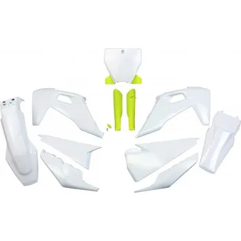 UFO kompletní sada plastů (FULL KIT) s kryty tlumičů HUSQVARNA TC 125/250 19-22, FC 250/350/450 19-22 barva (bílá) (HU622E999) (UFO kompletní sada plastů (FULL KIT) s kryty tlumičů HUSQVARNA TC 125/250 19-22, FC 250/350/450 19-22 barva (bílá) (HU622E999))