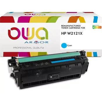 OWA Armor toner kompatibilní s HP W2121X,10000st, modrá/cyan