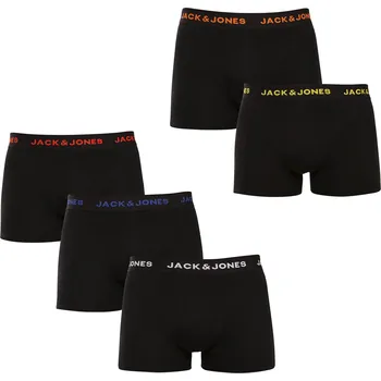 Boxerky 5PACK pánské boxerky Jack and Jones černé (12167028-BLK/BLK) XXL Možnost vrácení zboží ZDARMA do 120 dnů!