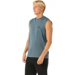 Rip curl pánské tílko Stapler Muscle Pine Night | Modrá | Velikost S | 100% bavlna