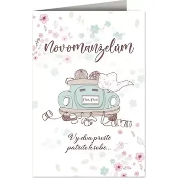 Svatební přání Novomanželům - Auto