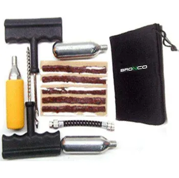 Nářadí na motocykly BRONCO sada na opravu propíchnutých bezdušových pneumatik (7 dílů) (BRONCO sada na opravu propíchnutých bezdušových pneumatik (7 dílů))