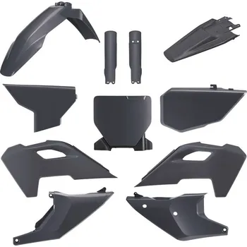 POLISPORT kompletní sada plastů (FULL KIT) HUSQVARNA TC/FC 23-25 v sadě tabulka přední (8671700002) i kryty tlumičů (8352500002) barva šedá (N-GRAY) (POLISPORT kompletní sada plastů (FULL KIT) HUSQVARNA TC/FC 23-25 v sadě tabulka přední (8671700002) i kry