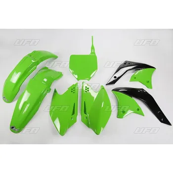 UFO kompletní sada plastů KAWASAKI KXF 250 06 barva zelená (KA204E026) (UFO kompletní sada plastů KAWASAKI KXF 250 06 barva zelená (KA204E026))