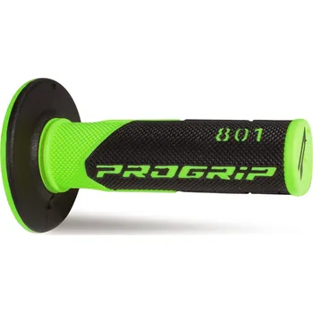 Řazení (gripy) PRO GRIP PA080100VF02 (PROGRIP řazení (gripy) PG801 OFF ROAD (22+25mm, délka 115mm) barva zelená fluorescenční/černá (dvousložkový) (801-295) (PG801GRF/BK))