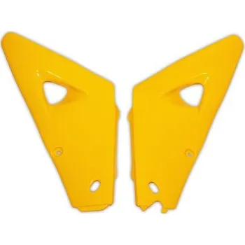 Motor automobilu UFO kryty chladiče HUSQVARNA 2T 00-05, 4T 02-04 (horní) barva žlutá RM - (UFO kryty chladiče HUSQVARNA 2T 00-05, 4T 02-04 (horní) barva žlutá RM -)