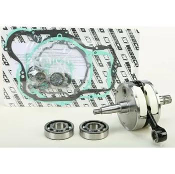 Těsnění motoru WISECO kliková hřídel KAWASAKI KX 250 02-04 (s ložisky klikovky + sada těsnění a gufer na spodek motoru) (HR4017) (WISECO kliková hřídel KAWASAKI KX 250 02-04 (s ložisky klikovky + sada těsnění a gufer na spodek motoru) (HR4017))