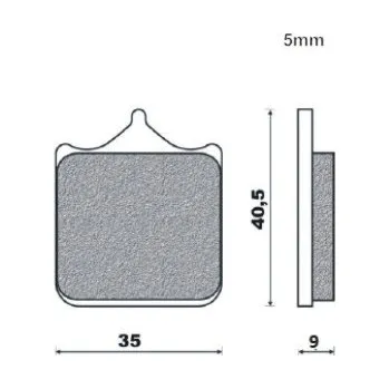 Brzdová destička BRENTA brzdové destičky KH604/4 sintrované barva zlatá BMW S 1000RR (FT 4122) (BRENTA brzdové destičky KH604/4 sintrované barva zlatá BMW S 1000RR (FT 4122))