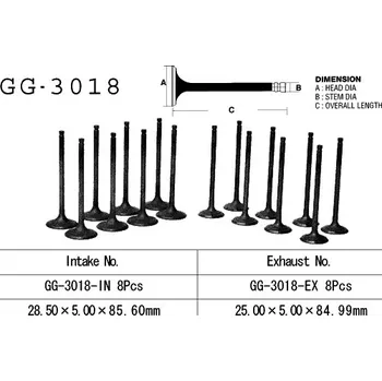 Rozvod motoru VESRAH sací ventil SUZUKI GSF 1200 BANDIT 97-02 GSXR 1100 86-90 GSX 1100 F/G 88-93 (OEM-12911-06B02) (1 kus) vyrobeno v Japonsku (VESRAH sací ventil SUZUKI GSF 1200 BANDIT 97-02 GSXR 1100 86-90 GSX 1100 F/G 88-93 (OEM-12911-06B02) (1 kus) vyrobeno v)