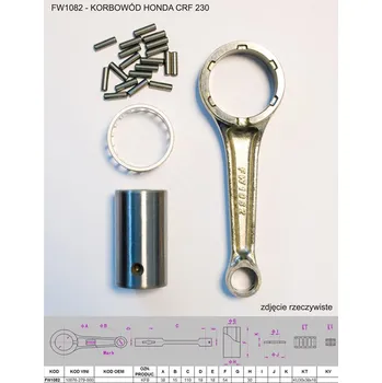 FLYWAY ojniční sada HONDA CRF 230 (FLYWAY ojniční sada HONDA CRF 230)