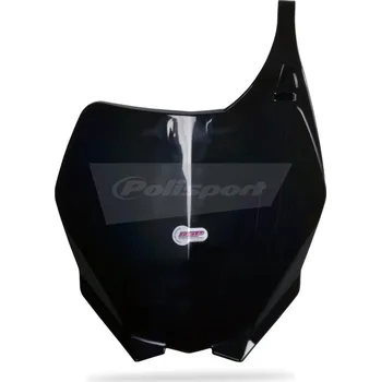 POLISPORT přední tabulka na startovací číslo YAMAHA YZ 125/250 06-14; YZ 250F 06-09; YZ 450F 06-09 barva černá (POLISPORT přední tabulka na startovací číslo YAMAHA YZ 125/250 06-14; YZ 250F 06-09; YZ 450F 06-09 barva černá)