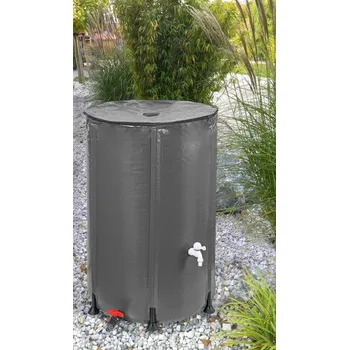 Sud Garden Pleasure Skládací PVC nádrž na vodu 250L šedá s kohoutkem Zahradní kempování | 507447