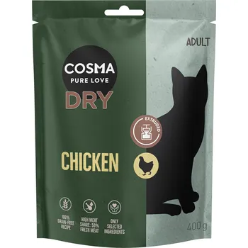 Krmivo pro kočku 400g Cosma Extruded granule kuřecí