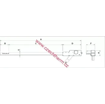 Příslušenství ke kotli Šnek samotný pro podávaní paliva k hořákům B-MAX ze zásobníku (Šnek samotný pro podávaní paliva k hořákům B-MAX ze zásobníku)
