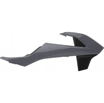 Chladič motoru POLISPORT sada krytů chladičů (spojlerů) KTM SX/SXF 16-18; EXC/EXCF 17-19 barva žlutá černá/šedý nardo šedá (POLISPORT sada krytů chladičů (spojlerů) KTM SX/SXF 16-18; EXC/EXCF 17-19 barva žlutá černá/šedý nardo šedá)