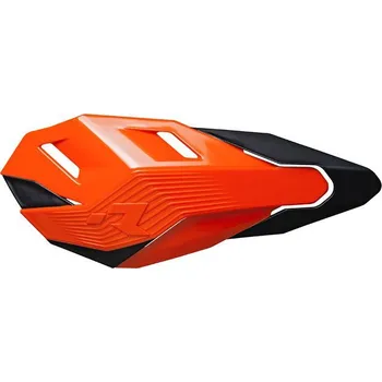 Chránič ruky pro motocykl kryty páček HP3 CROSS/ENDURO, RTECH (oranžová/černá, vč. montážní sady)