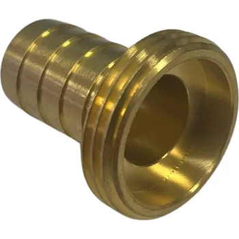 Koncovka s vnějším závitem 1" na hadici 3/4" (19 mm), mosaz