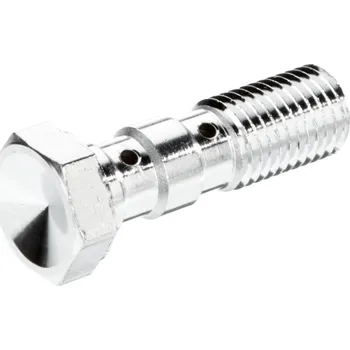 Brzdová čelist Hydraulický šroub pro brzdové potrubí TRW LUCAS MCH951C (TRW ZF hydraulický šroub pro brzdové potrubí M10X1,25 dvojitý barva ocelový (chrom))