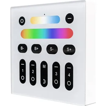 Příslušenství pro LED osvětlení Tuya Panel pro GL LED kontrolér 4 zóny RGB+CCT 2,4GHz