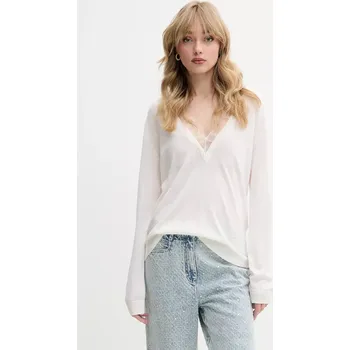 Pánský svetr Vlněný svetr IRO WF12HABY béžová 01X, vel. M