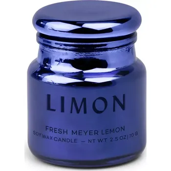 Svíčka Vonná sójová svíčka Paddywax Chroma, Meyer Lemon 71 g tmavomodrá barva CHR0202EU 59X