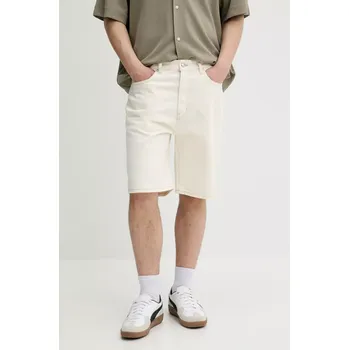 Pánské kraťasy Džínové šortky HUGO 50537723 béžová 01X, vel. 33