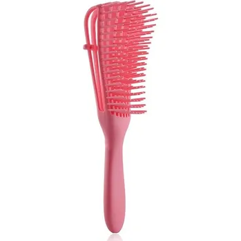 hřeben Masážní hřeben proti zacuchání pro kudrnaté vlasy | masážní hřeben, antistatický hřeben - Růžový