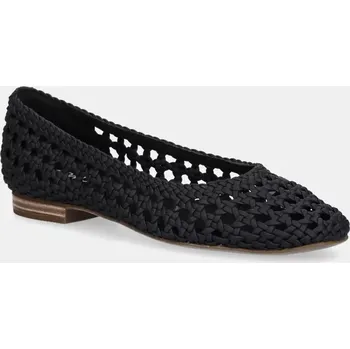 Dámské baleríny Baleríny Toms BLACK WOVEN BASKET černá barva, 10022017 99X, EUR 36.5