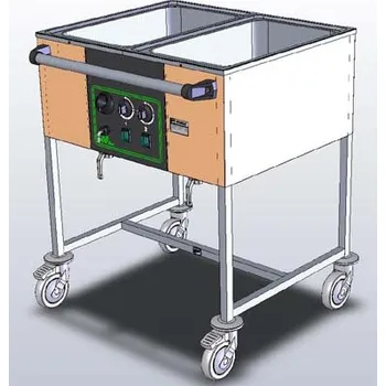 Vodní skútr VOZÍK EKG 2/II L ECO BOČNÍ OVLÁDÁNÍ, S TRNOŽÍ | ABNER, 90409