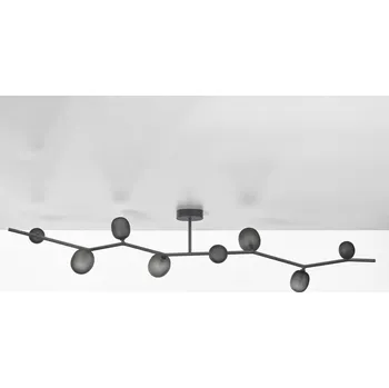 Brokis Stropní svítidlo v organickém designu Ivy Ceiling Počet světelných zdrojů: 2, Barva skla: Opálově bílá matná, Povrch montury: Bílý matný komaxit PC01224_003