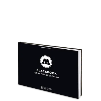 Výtvarný papír Molotow Blackbook Graffiti Skicák A4 na šířku