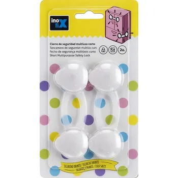 Visací zámek Krátký bezpečnostní zámek skříněk - 2ks pružný