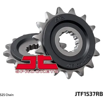 Řetězová sada pro motocykl JT řetězové kolo přední 2137 16 s gumou KAWASAKI ZX10R 04-16 (213716JTRB) (řetěz 525) (JT řetězové kolo přední 2137 16 s gumou KAWASAKI ZX10R 04-16 (213716JTRB) (řetěz 525))