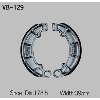 Brzdová čelist VESRAH brzdové čelisti - pakny HONDA CB 650/ CB 750 vyrobeno v Japonsku (VESRAH brzdové čelisti - pakny HONDA CB 650/ CB 750 vyrobeno v Japonsku)