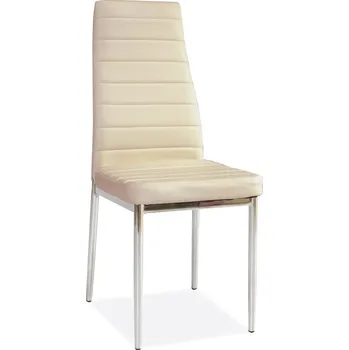 Jídelní židle Jídelní židle Talon, krémová / stříbrná