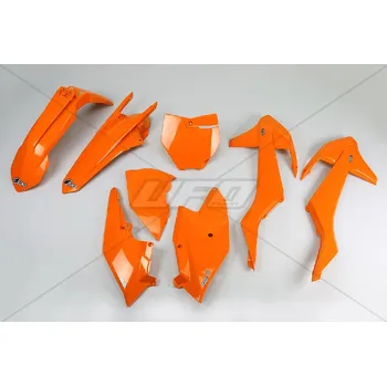 UFO kompletní sada plastů KTM SX/SXF 16-18 ( kromě SX 250 16) barva oranžová (KT517E127) (UFO kompletní sada plastů KTM SX/SXF 16-18 ( kromě SX 250 16) barva oranžová (KT517E127))