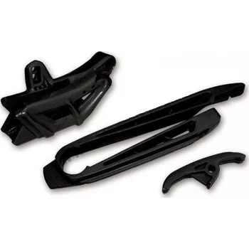 Řetězová sada pro motocykl UFO komplet kluzák (KT03069001) + vodič (KT03068001) řetězu KTM SX/SXF 97-06, EXC/EXC-F 97-07 barva černá (UFO komplet kluzák (KT03069001) + vodič (KT03068001) řetězu KTM SX/SXF 97-06, EXC/EXC-F 97-07 barva černá)