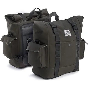 Zavazadlo na motocykl KAPPA brašna (sedlová brašna) boční 14L CAFE RACER RAMBLER (Z bočníMI s kapsami) ( 1 kus ) (KAPPA brašna (sedlová brašna) boční 14L CAFE RACER RAMBLER (Z bočníMI s kapsami) ( 1 kus ))