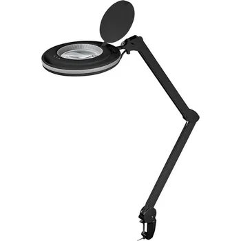 Lampička Goobay Stolní lampa s lupou, 127 mm, 3 dioprie, stmívatelné LED osvětlení 9 W, černá