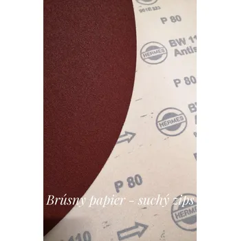 Brusný kotouč Brúsny papier Ø 600mm D80 - Na suchý zips