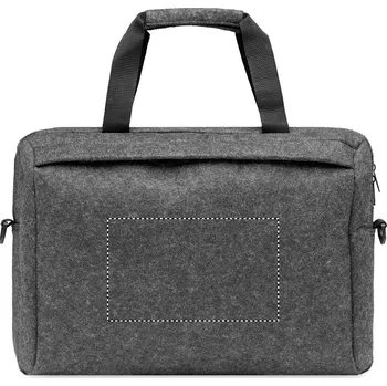 brašna na notebook Batoh na notebook z plsti RPET 5 FRONT, 120x200mm Sítotiskový transfer, 2 barvy