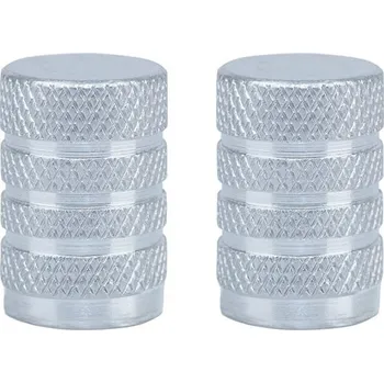 Nářadí na motocykly OXFORD hliníkové matice na ventilky - 2 kusy v sadě - barva stříbrná (OXFORD hliníkové matice na ventilky - 2 kusy v sadě - barva stříbrná)