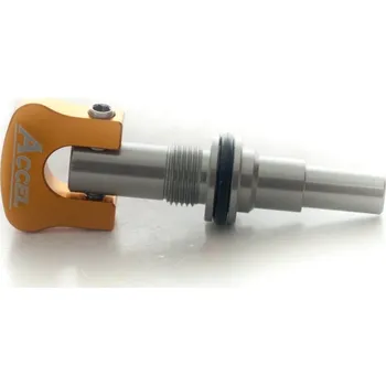 Rozvod motoru ACCEL seřizovací šroub pro napnutí pružiny výfukového ventilu KTM SX 85 18-20, 125/150 16-20, 250 03-20, EXC 250/300 04-18, HUSQVARNA TC 85 18-20, TC 125 16-20, TC 250 14-20, TE 250/300 11-18, TX 125/300 17-19 barva zlatá - (ACCEL seřizovací šroub pro)